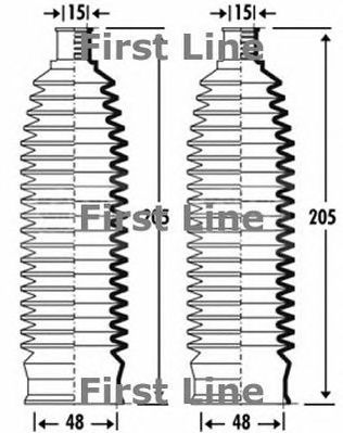 FIRST LINE fsg3268 -  Пыльник, рулевое управление
